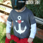 Boys Valentine’s Day Anchor Shirt – and Deco Art Giveaway