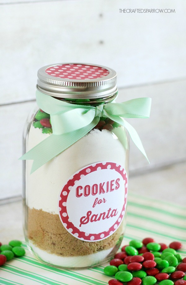 Cookies for Santa Jar Gift & Printables