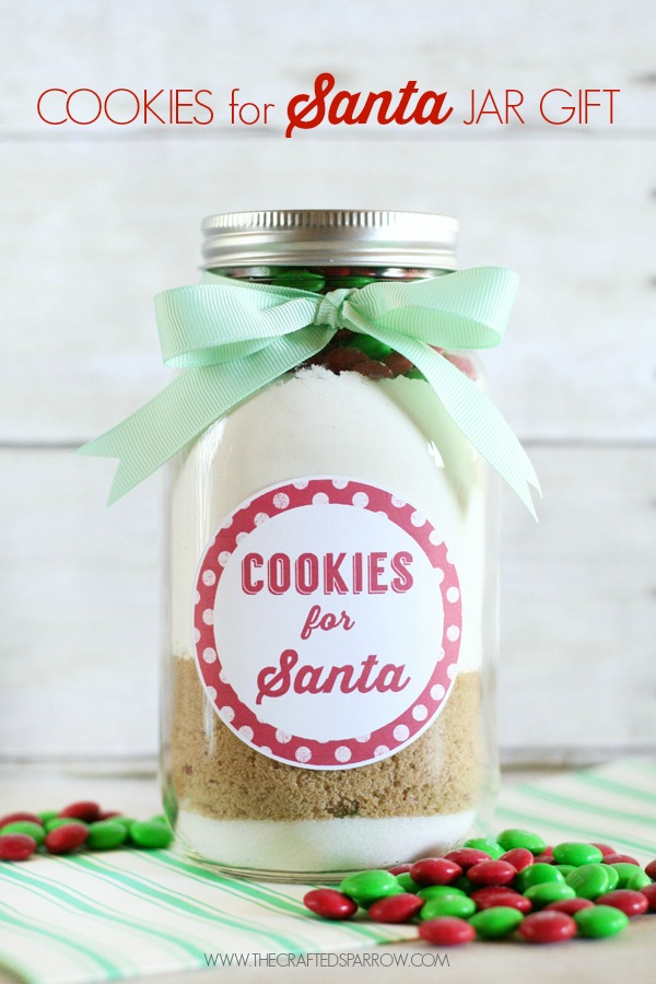 Cookies for Santa Jar Gift & Printables