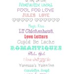 21 Valentine’s Day Fonts