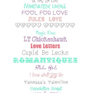 21 Valentine’s Day Fonts
