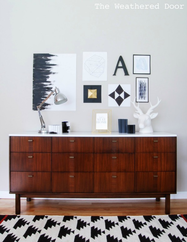 MC danish modern credenza WD -7