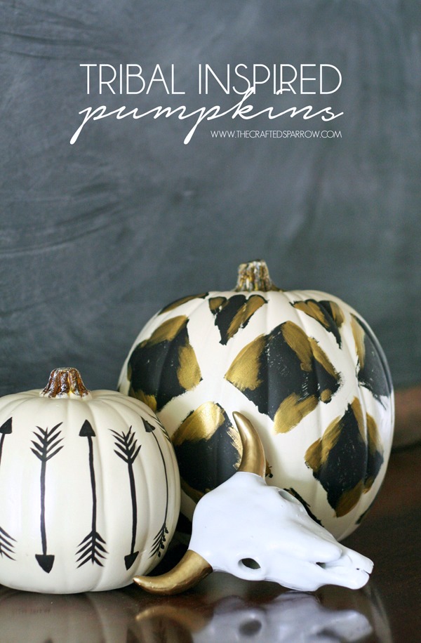 Tribal Inspired Pumpkins