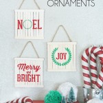 Mini Pallet Sign Ornaments