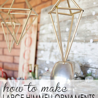How to Make Large Himmeli Ornaments