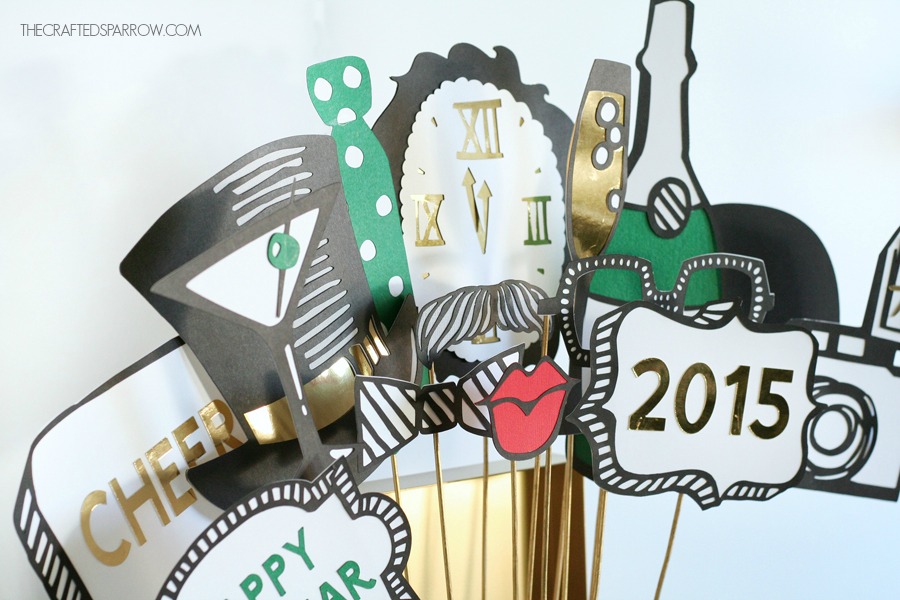 New Year's Eve Photo Booth Props