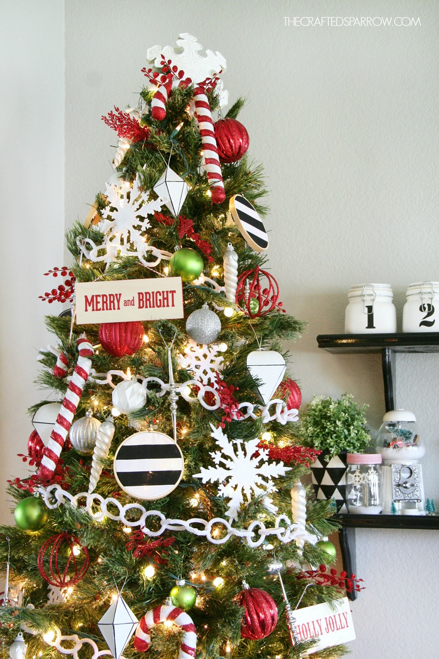 Vintage Inspired Christmas Tree