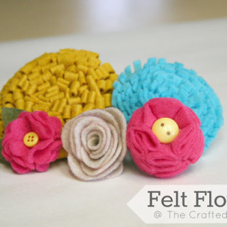 Felt Flowers Tutorials {5} to choose from