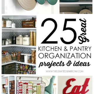 25 Kitchen and Pantry Organization Projects & Ideas