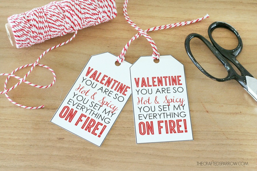 Hot & Spicy Valentine Printables