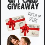 Valentine’s Day His & Hers Gift Card Giveaway