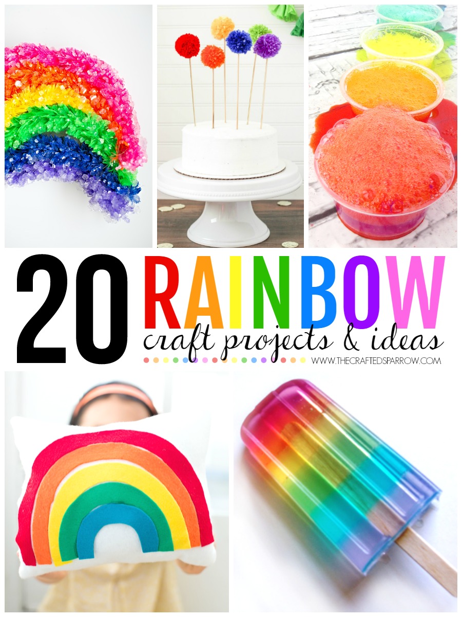 20 Rainbow Craft Projects & Ideas