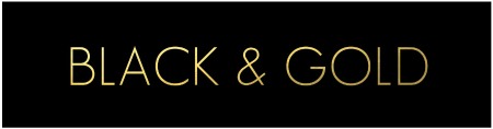 BLACK & GOLD TAG