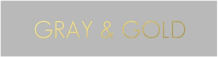 GRAY & GOLD TAG