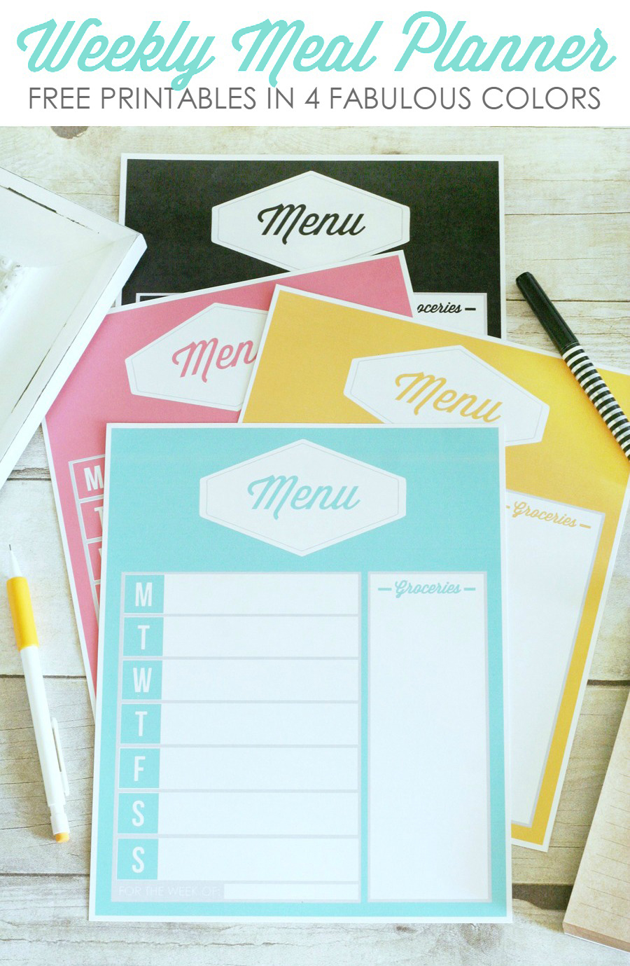 printable weekly meal planner 1 the crafted sparrow