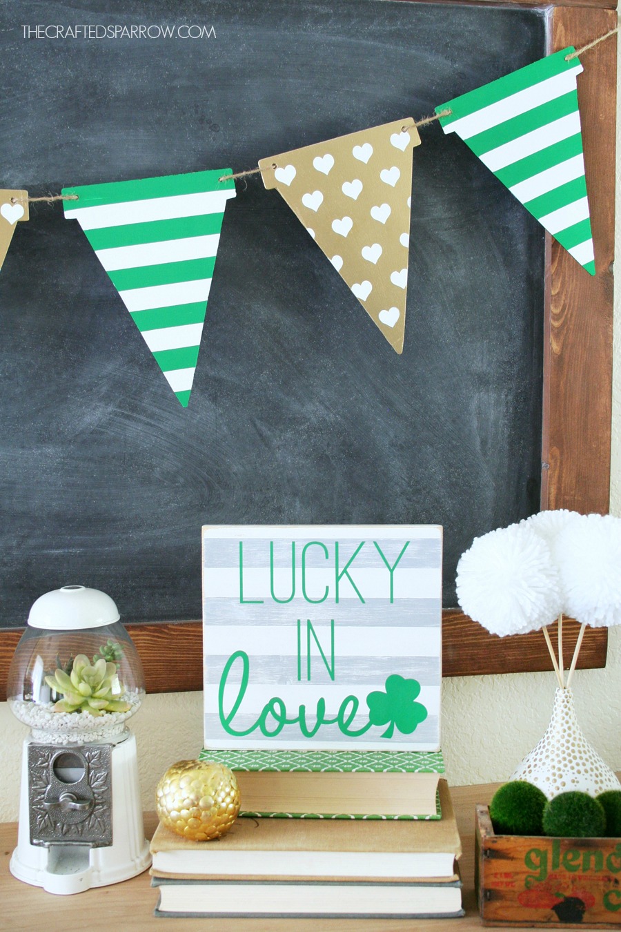 St. Patrick's Day Wood Banner