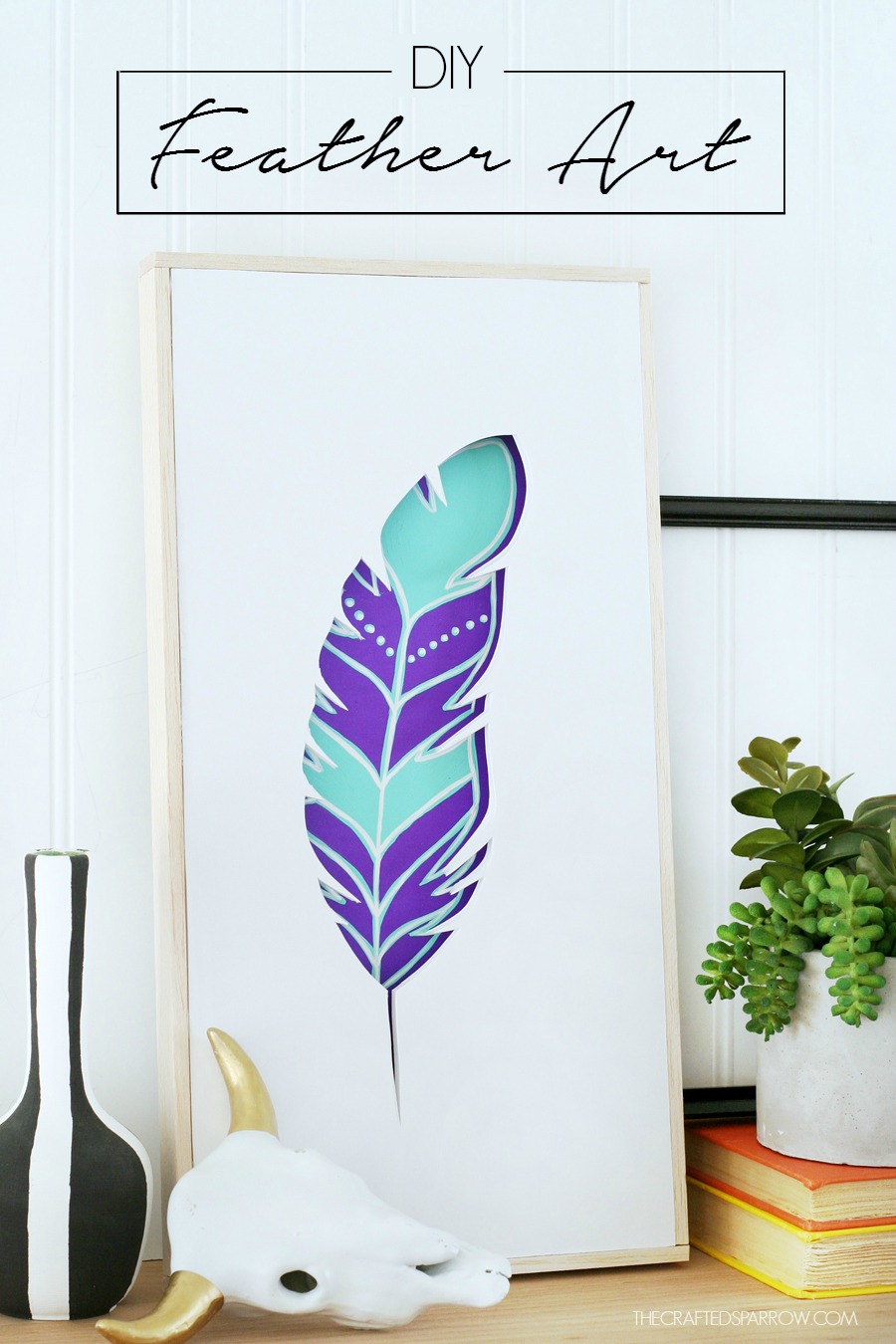 DIY Feather Art