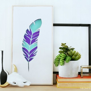 DIY Feather Art