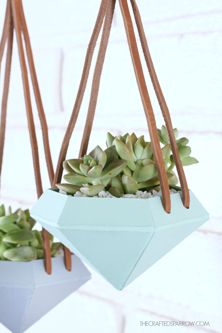 Diamond Hanging Planters