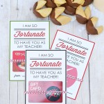 Teacher Appreciation Printable Gift Card Holders