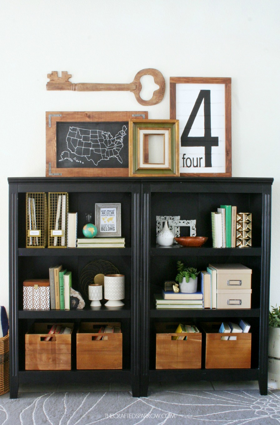 Helpful Tips for Styling Bookshelves