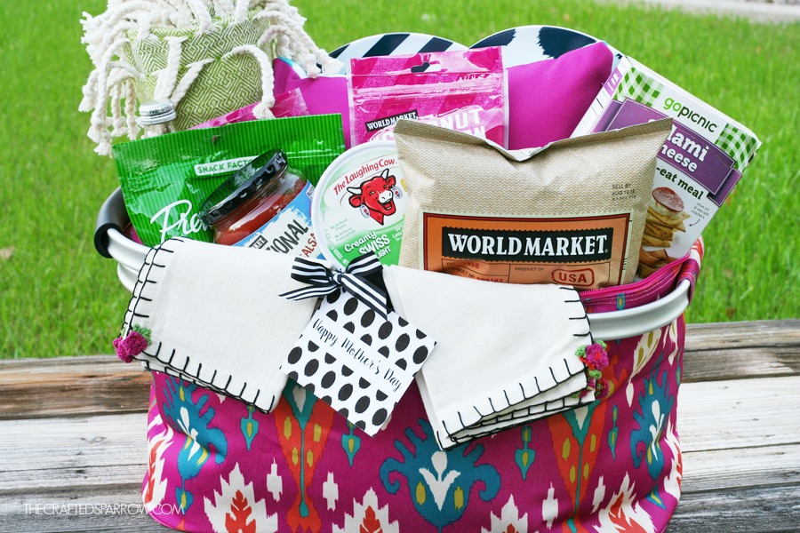 Picnic Basket Gift Basket 5 The Crafted Sparrow