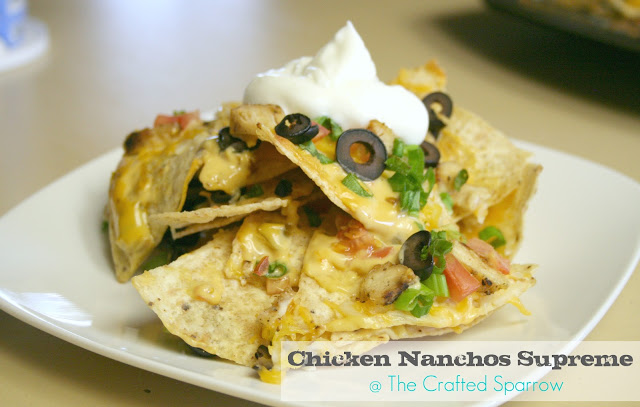 Chicken Nachos Supreme - The Crafted Sparrow