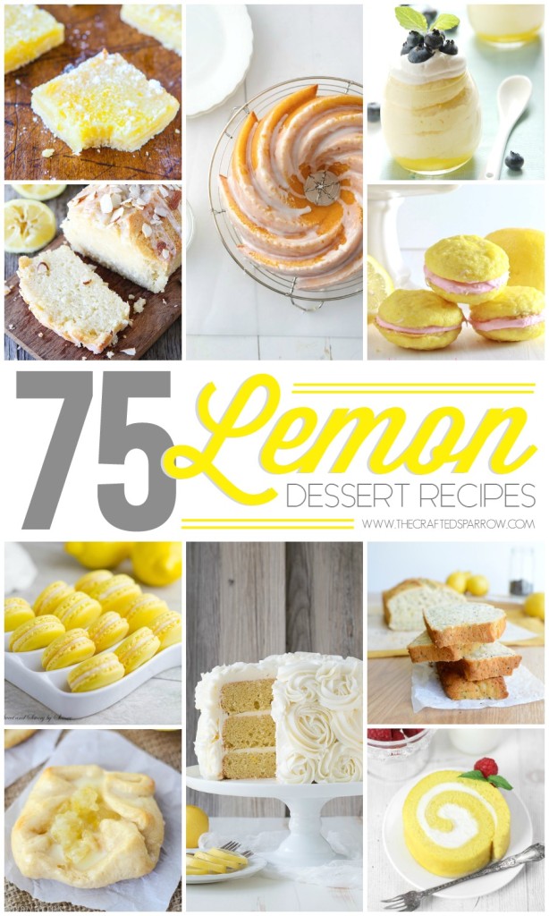 75 Lemon Dessert Recipes