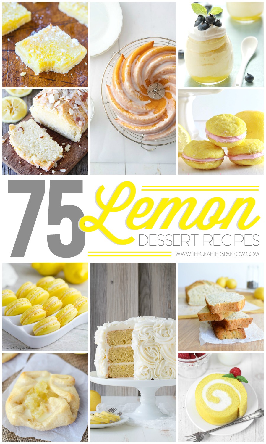75 Lemon Dessert Recipes