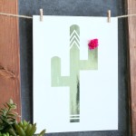 Foiled Cactus Prints & Free Printables