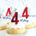 4th of July Cupcake Toppers
