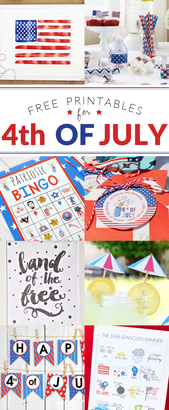 Fourth of July Printable Hop