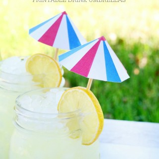 Patriotic Drink Umbrellas – Free Printables