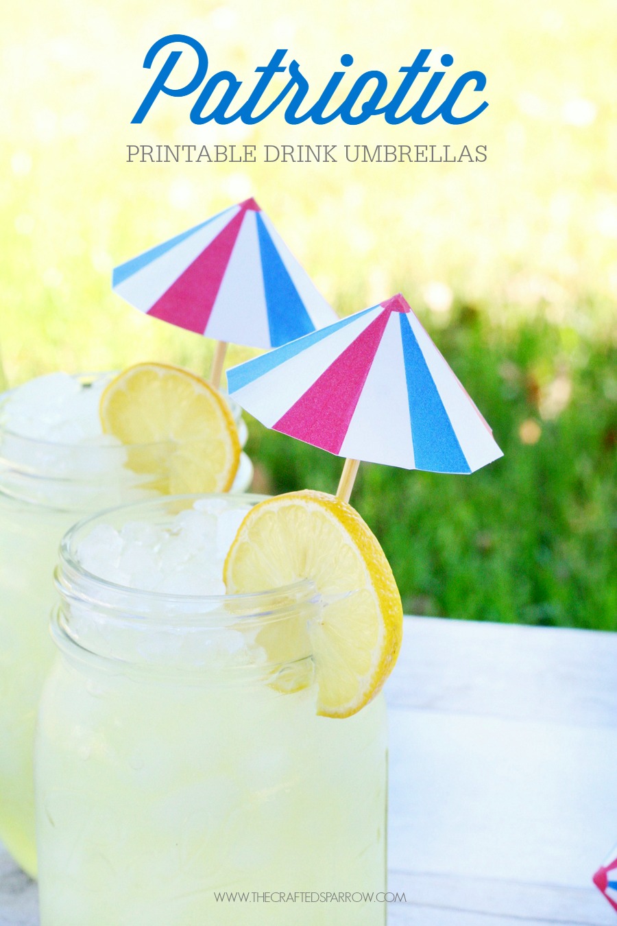 Patriotic Drink Umbrellas Printables