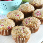 Strawberry Banana Oat Muffins