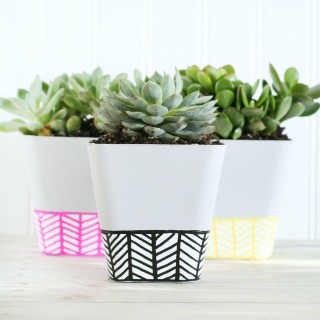 Faux Concrete Planters