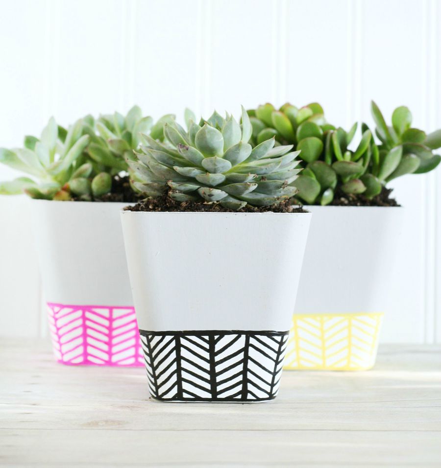 Faux Concrete Planters 41 The Crafted Sparrow