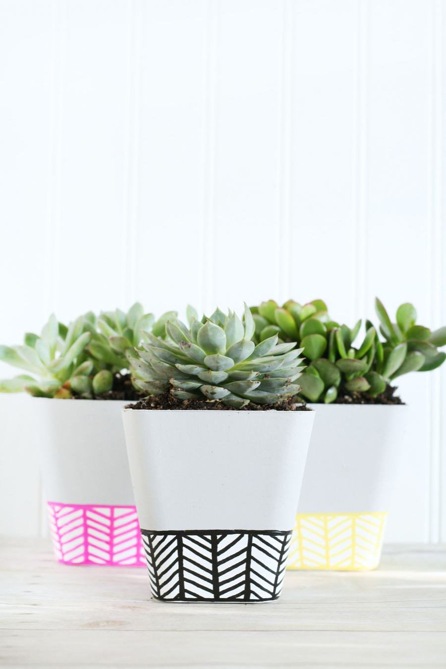 Faux Concrete Planters