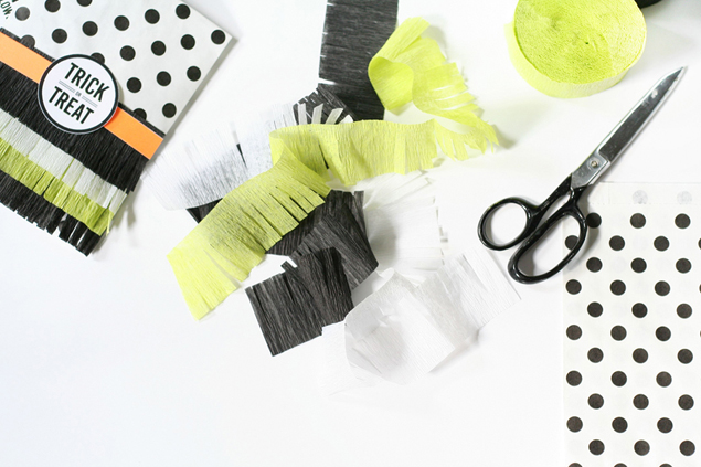 Fringed Halloween Treat Bags