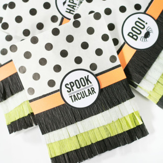 Fringed Halloween Treat Bags