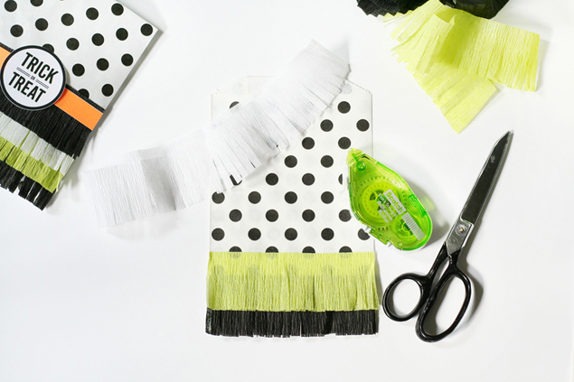 Fringed Halloween Treat Bags