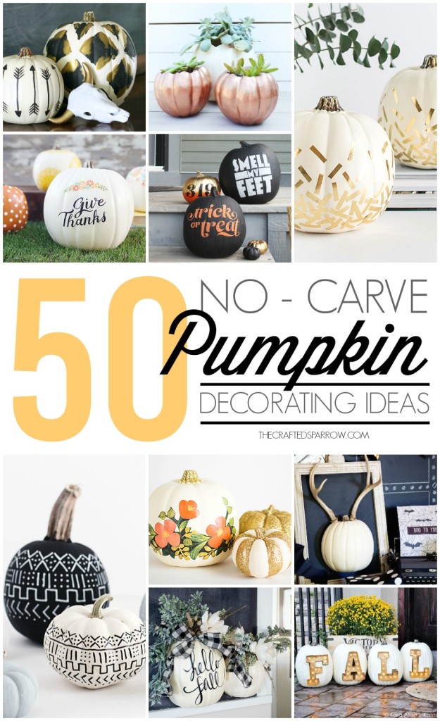 50 No-Carve Pumpkin Decorating Ideas