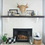 Black & White Mantel Decor