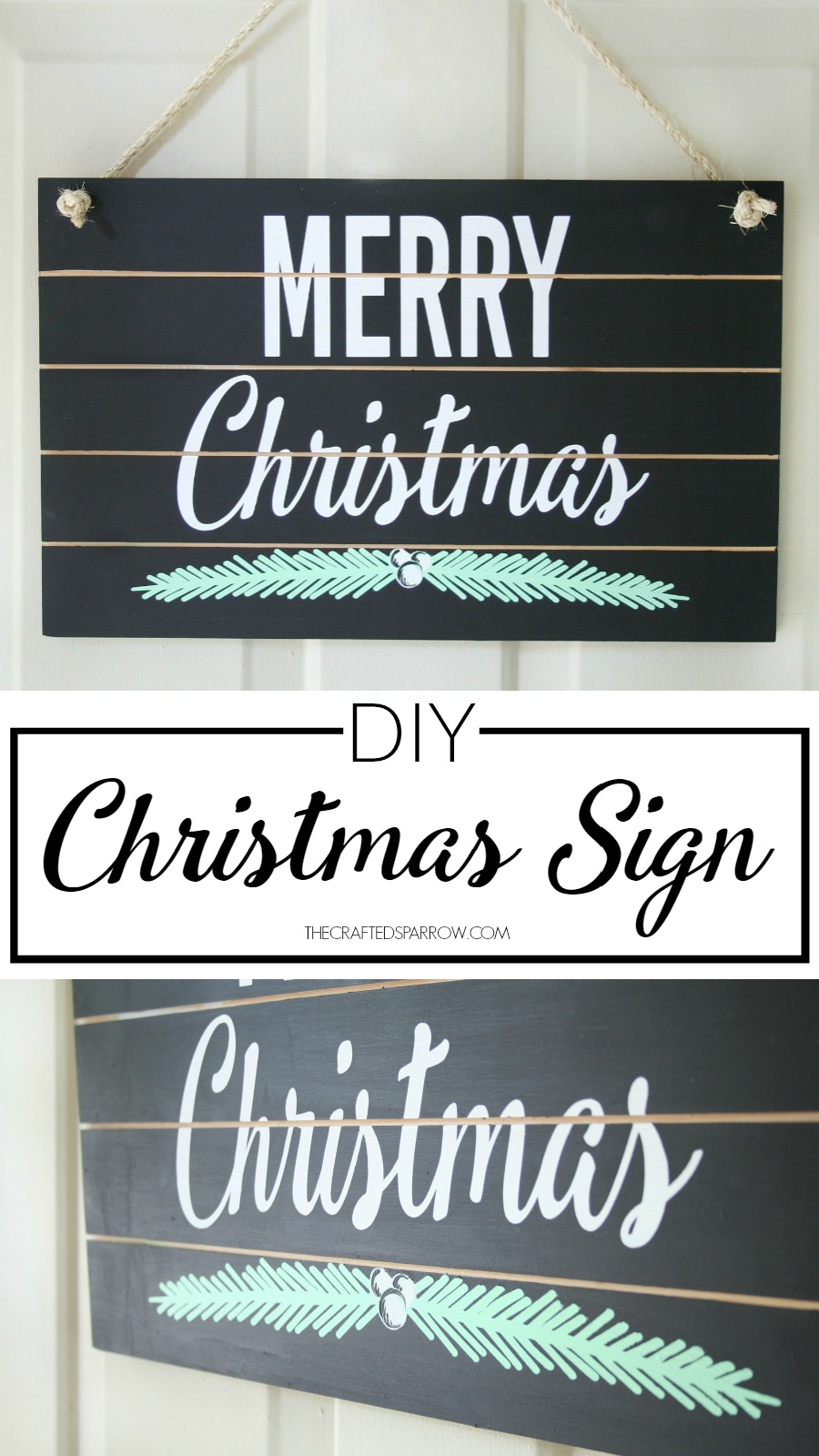 DIY Christmas Sign