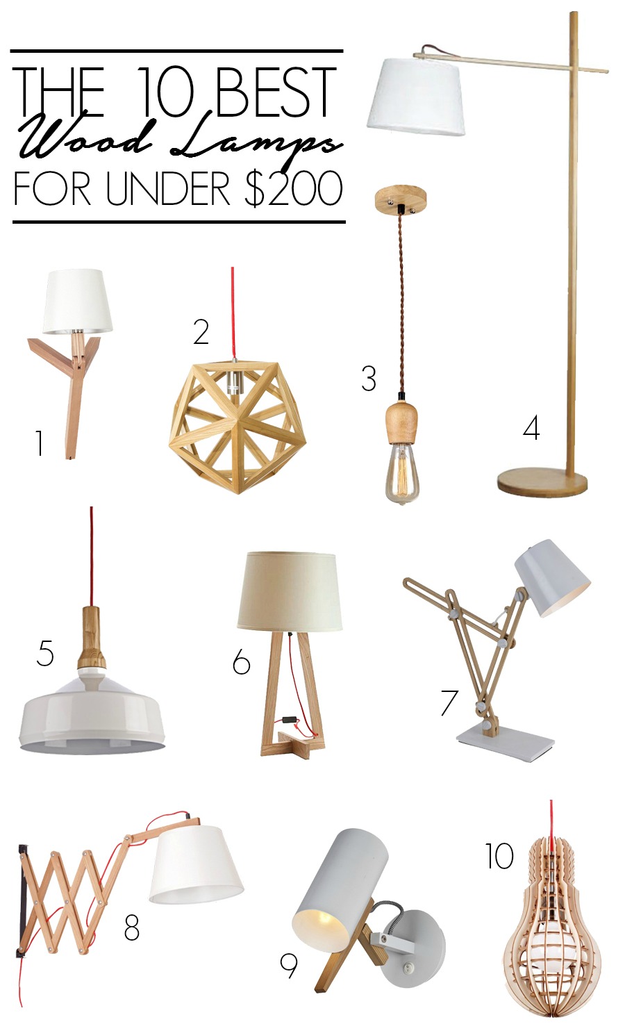 The 10 Best Wood Lamps for Under $200