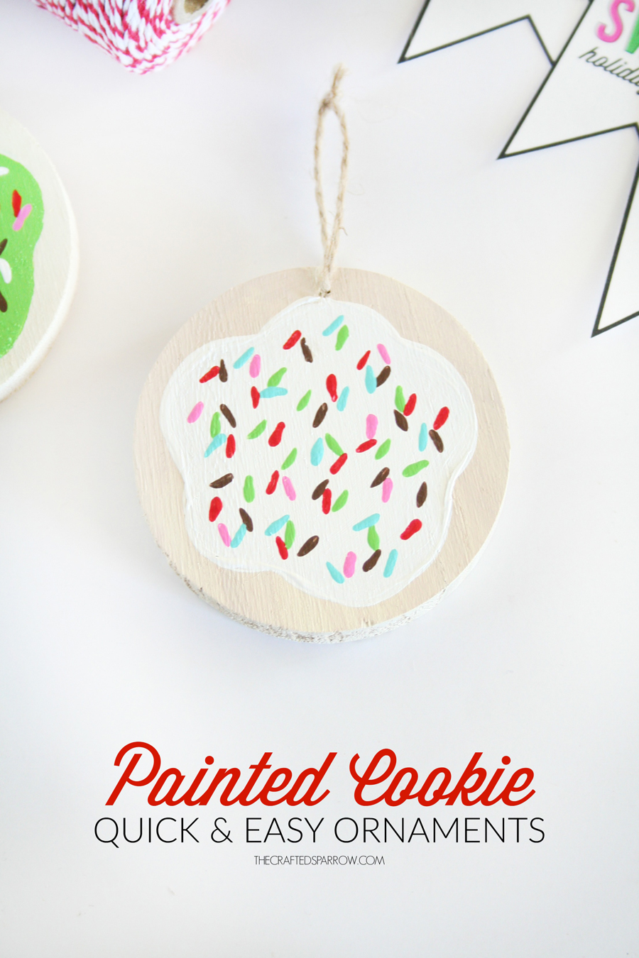 Painted Cookie Ornaments