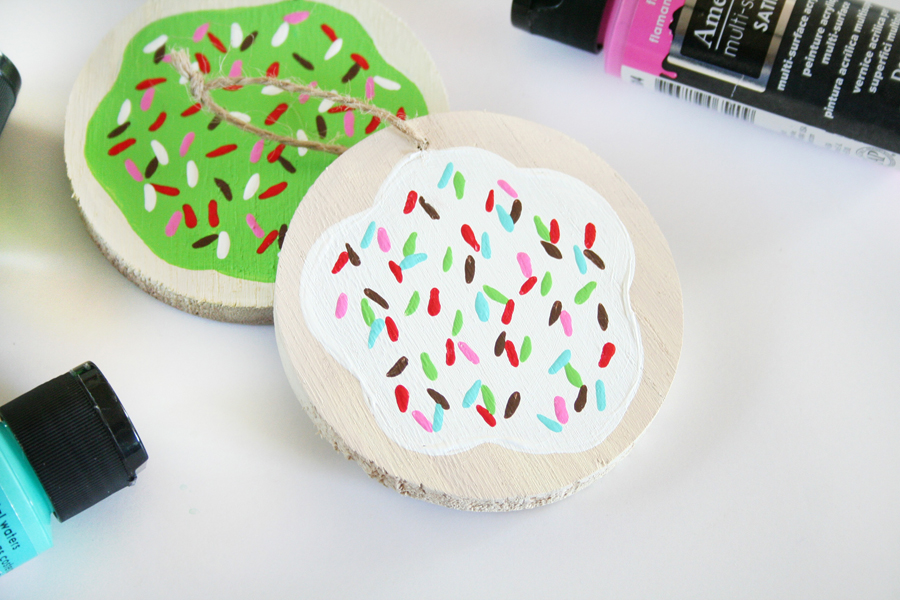 Painted Cookie Ornaments
