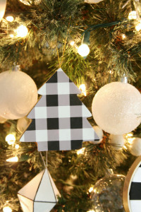 Black & Tree Christmas Tree Decor