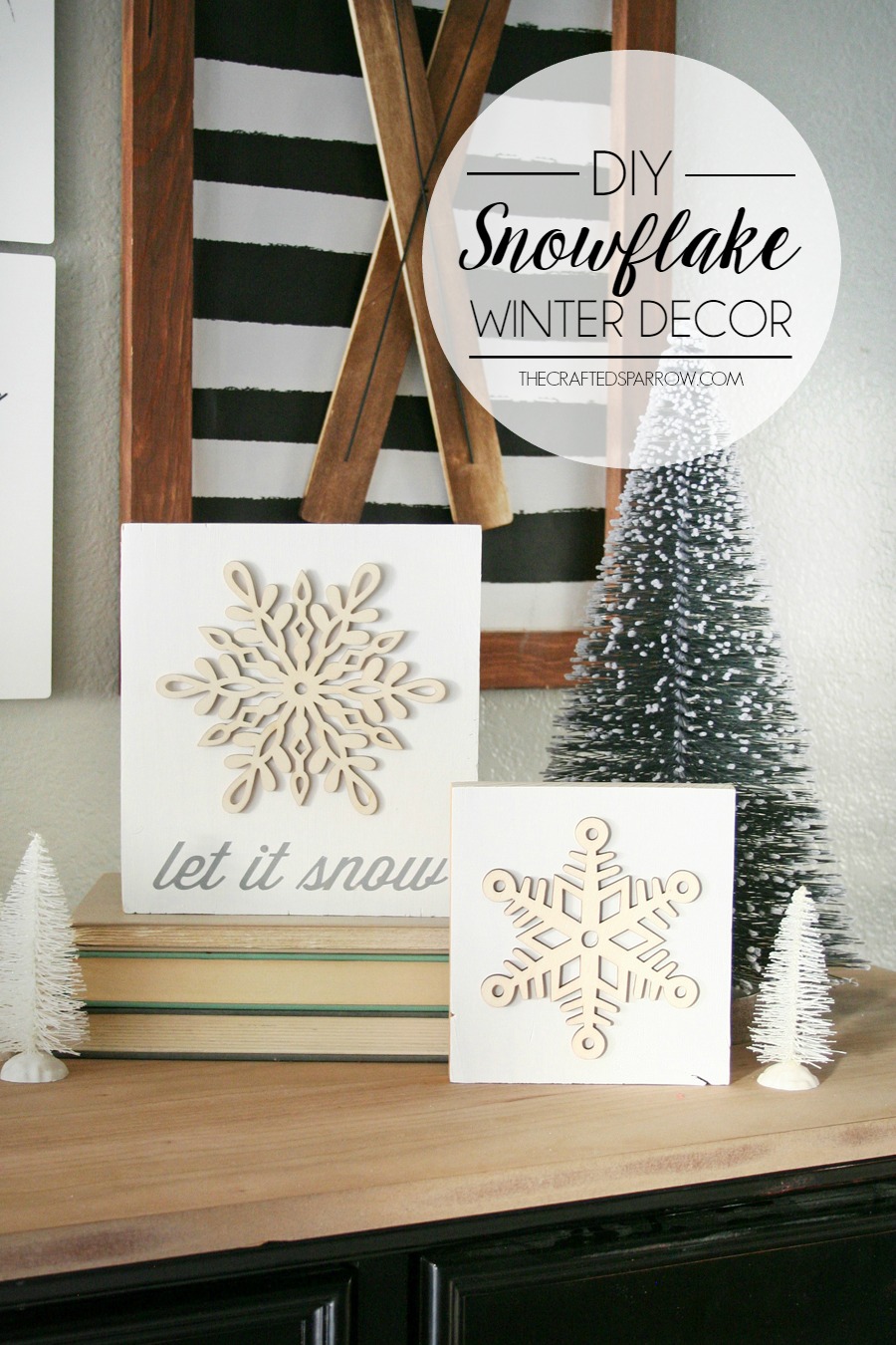 DIY Snowflake Winter Decor