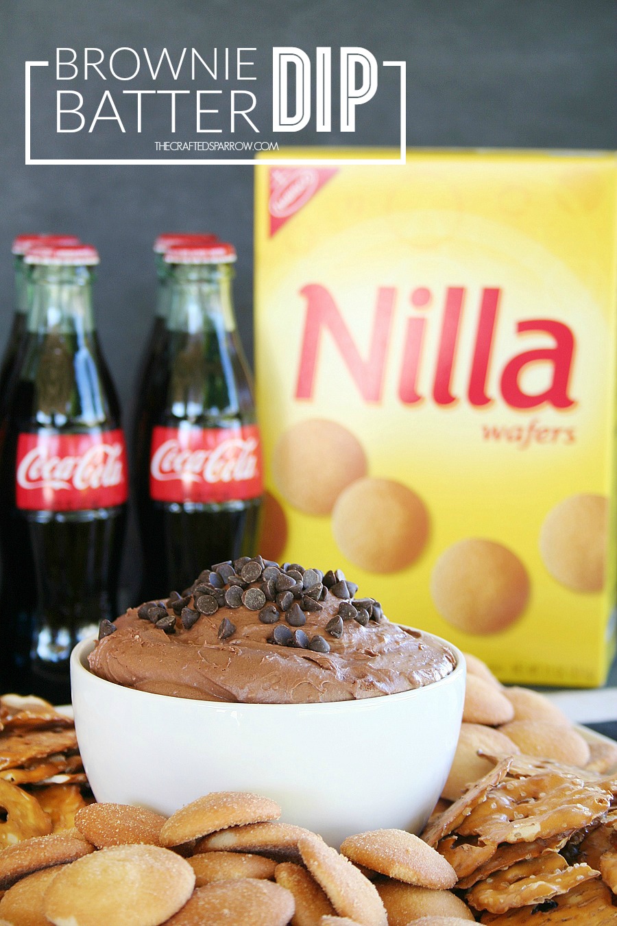 This Brownie Batter Dip is so rich and creamy, so good!